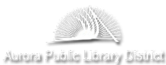 Aurora Public Library District logo.
